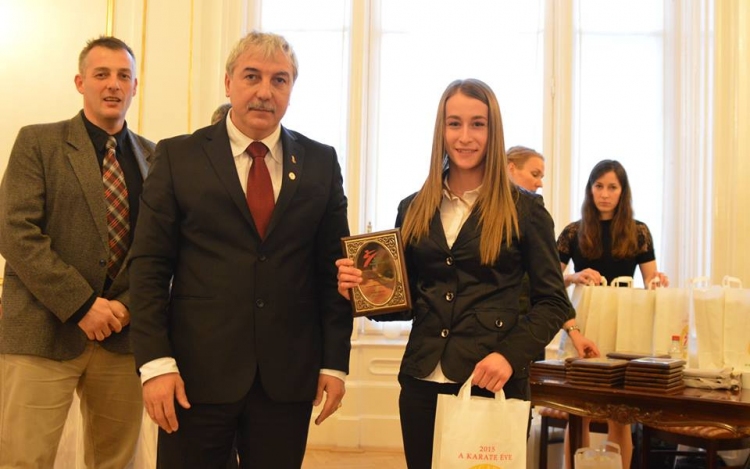 A Magyar Karate Szövetség kitüntetett két Castrumos versenyzőt