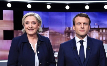 Francia elnökválasztás - A tévénézők kétharmada szerint Emmanuel Macron volt a meggyőzőbb a vitában