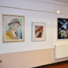 Rosemarie Szalay szobrász és festőművész kiállításának megnyitója Beledben.