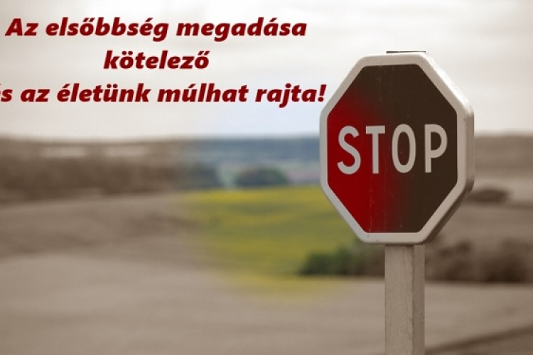 A közelmúltban több balesetet is okozott az elsőbbségadás elmulasztása