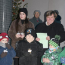 Adventi gyertyagyújtás Szanyban.