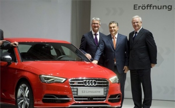 Audi-gyáravató - Megkezdődött a sorozatgyártás az új győri járműgyárban