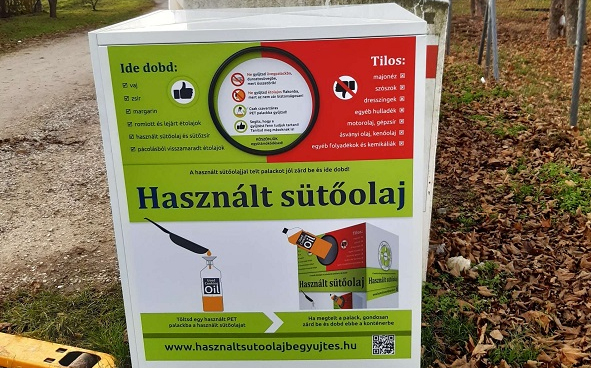 Enesén is gyűjtik a használt sütőolajat