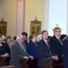 Ács Lajos győri székesegyházi kanonok, nyugalmazott plébános temetése Szanyban