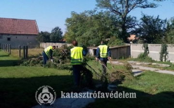 Polgári védelmi szervezetek gyakorlatoztak Hövejen