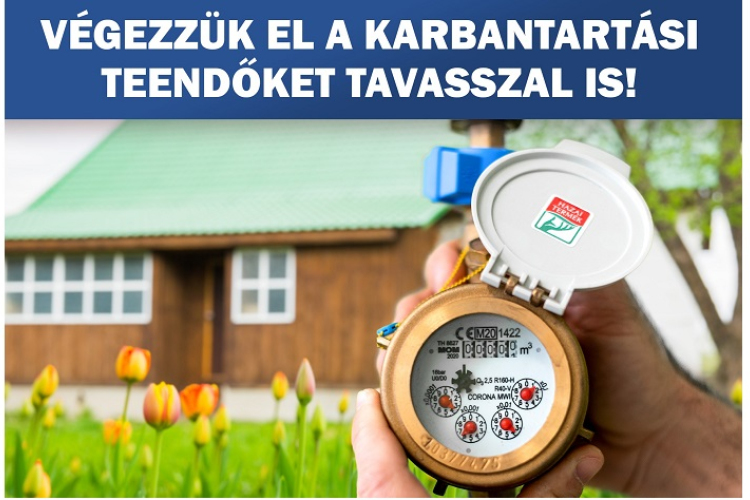 Végezzük el a vízmérő akna karbantartási teendőket tavasszal is!