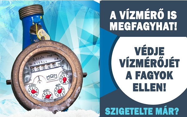 Védje vízmérőjét a fagyok ellen!