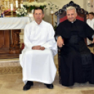 Ballagás és szentmise a Szany iskolában és templomban.