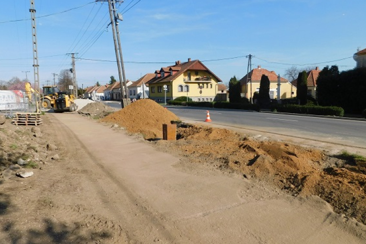 Saját forrásból újítja fel a Rákóczi utca egy szakaszát Beled Önkormányzata