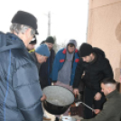 Sertést vágtak a Szany SE. labdarúgói.