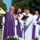 Ács Lajos győri székesegyházi kanonok, nyugalmazott plébános temetése Szanyban