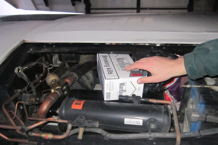 Pár száz doboz cigit sem érdemes csempészni