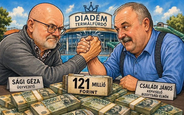 Közpénzben fürdik a csornai termál