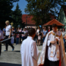 Önkormányzati hivatal, tűzoltószertár és polgárőri helyiségek ünnepélyes átadása Vág községben.