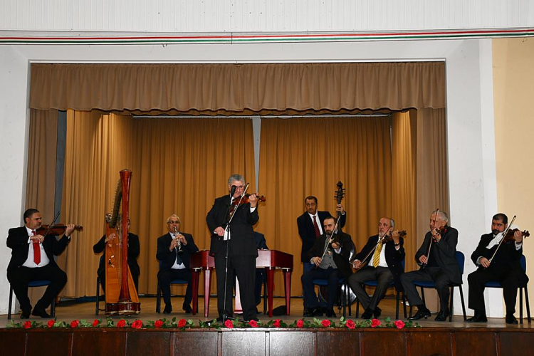 „Házhoz megy a kultúra elnevezésű” program Szanyban.