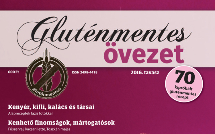 Megjelent a Gluténmentes övezet tavaszi száma