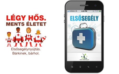 Mobilalkalmazásban a segítség - Használja elsősegélynyújtáskor! 