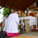 Szany, búcsú délelőtt a Szent Anna kápolnánál