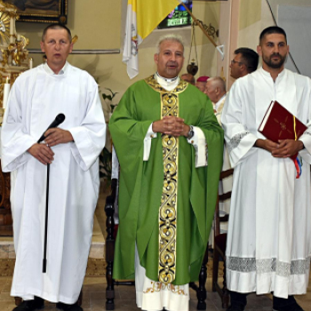 Henczel Szabolcs Plébános Úr búcsúmiséje Szanyban. (2024. 07.21.)