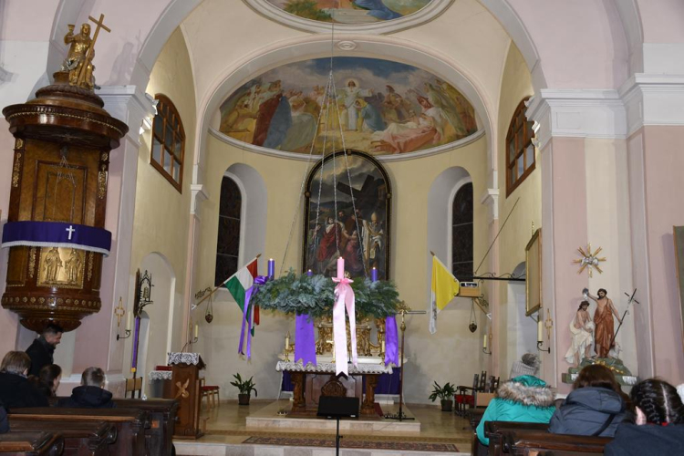 Karácsonyi koncert a szanyi templomban.