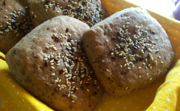 Magkeverékes mini ciabatta glutén-és laktózmentesen