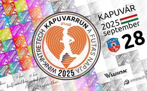 Szeptember végén rendezik a Wink-Intertech KapuvárRun futóversenyt