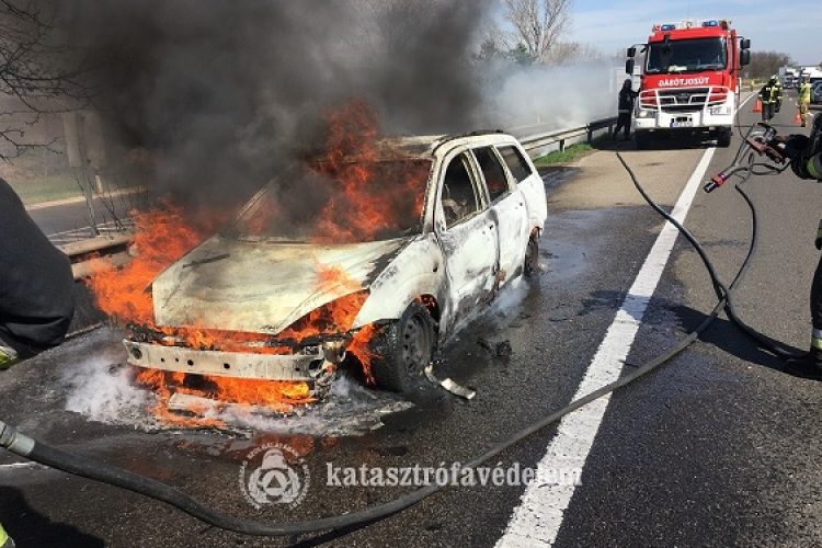 Több autó is kiégett a megyében a múlt héten