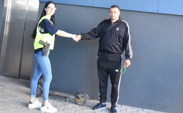 Hamar visszakapta ellopott rollerét