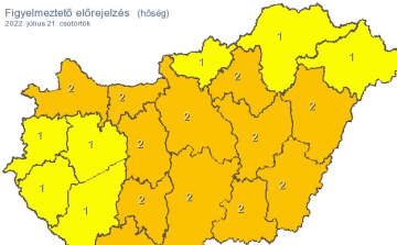 A következő két napban újra megérkezik a kánikula