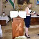 Ballagás és szentmise a Szany iskolában és templomban.