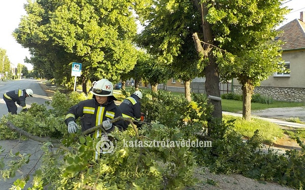 Viharkárok, tűzesetek és balesetek adtak munkát a megye tűzoltóinak a múlt héten