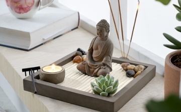 Színváltós lámpa, izompólya henger (SMR henger), lábmasszírozó, szemmasszírozó, Buddha aroma diffúzor