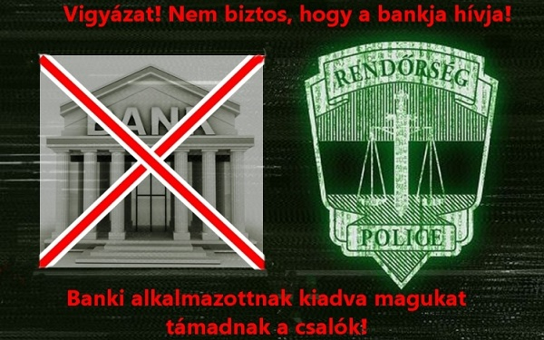 Ismét banki csalók voltak a vonal végén