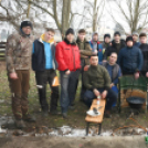 Sertést vágtak a Szany SE. labdarúgói.