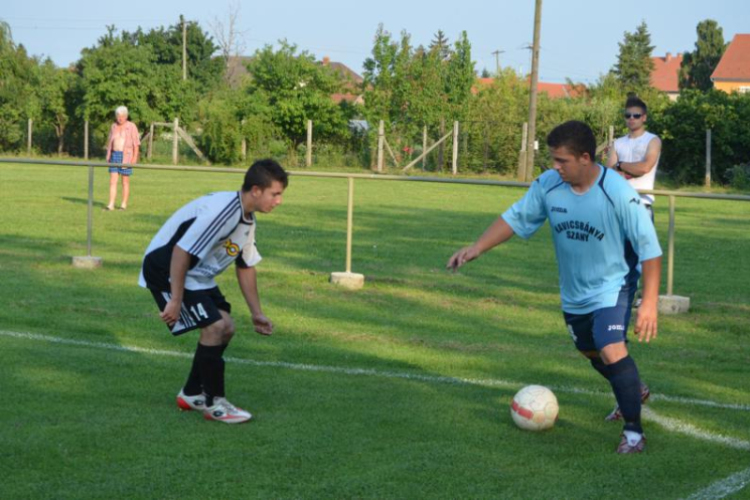 Szany-Ágfalva 8:0 (4:0) megyei II. o. bajnoki labdarúgó mérkőzés