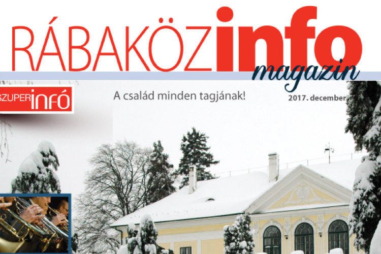 Megjelent a RábaközINFÓ magazin decemberi száma