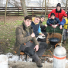 Sertést vágtak a Szany SE. labdarúgói.