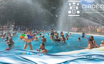 Országos vízipisztoly csata a csornai termálban