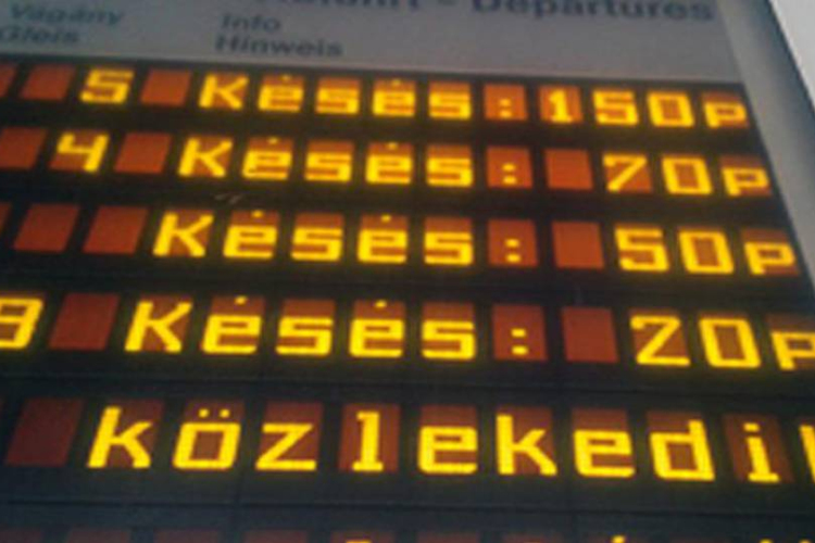 Meghibásodott biztosítóberendezés okoz vonatkéséseket