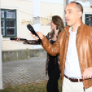 Őszi mulatság Szanyban a kastély udvarán.
