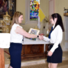Ballagás és szentmise a Szany iskolában és templomban.