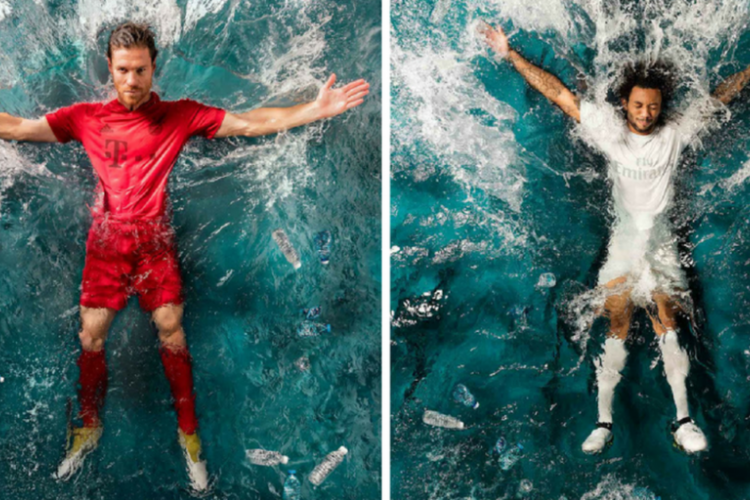 Óceáni hulladékból készült mezben a Bayern München és a Real Madrid