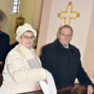 Jubiláló házaspárok ünnepi szentmiséje Szanyban.