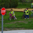 Kresz-Park átadása Szanyban a Kerekerdő Körzeti Óvodában