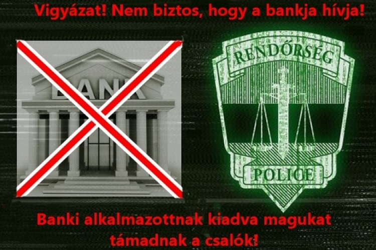 Ismét banki csalók voltak a vonal végén