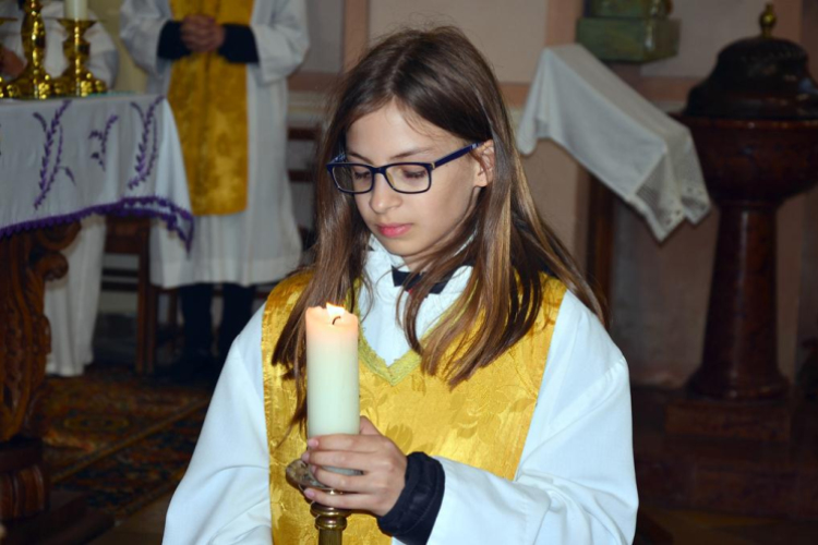 Utolsó vacsora előtti szentmise Szanyban