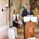 Ballagás és szentmise a Szany iskolában és templomban.