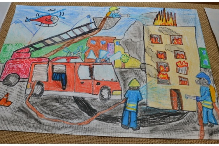 Újra várja a tűzoltóság a gyerekek rajzait, verseit, meséit