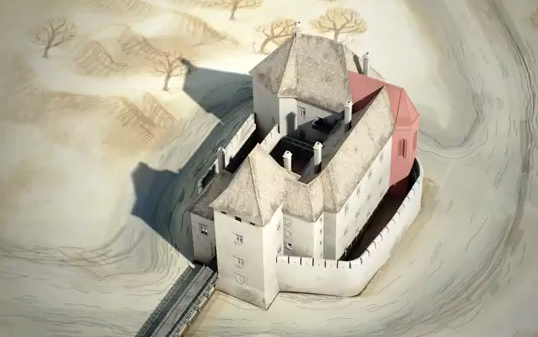 Háromdimenziós film készült a simontornyai várról