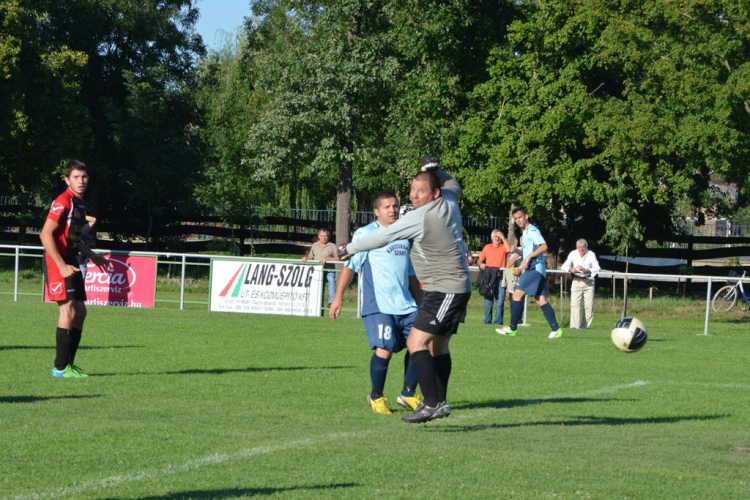 Szany-Agyagosszergény 5:0 (1:0) megyei II. o. bajnoki labdarúgó mérkőzés Soproni Csoport.